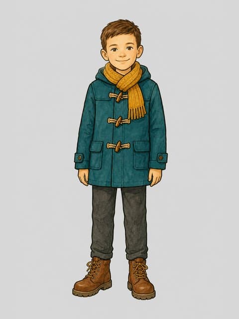 Oscar as a storybook character