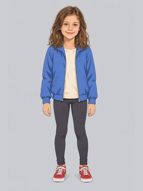 Maisie as a storybook character