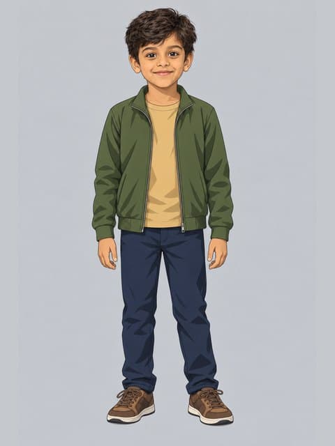 Arjun as a storybook character