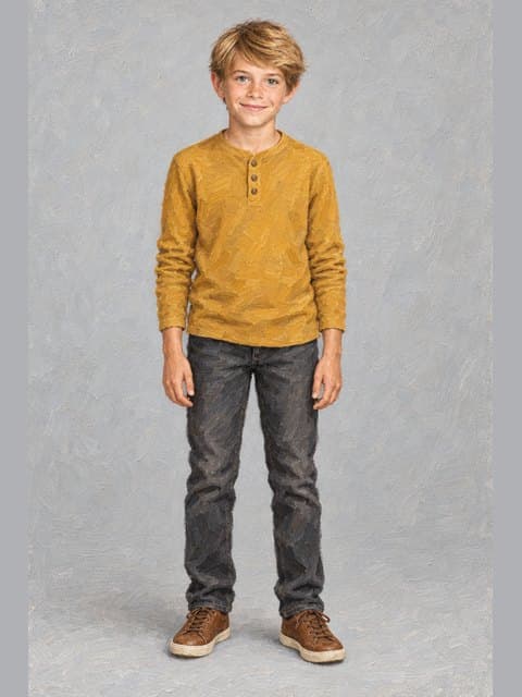 Finn as a storybook character